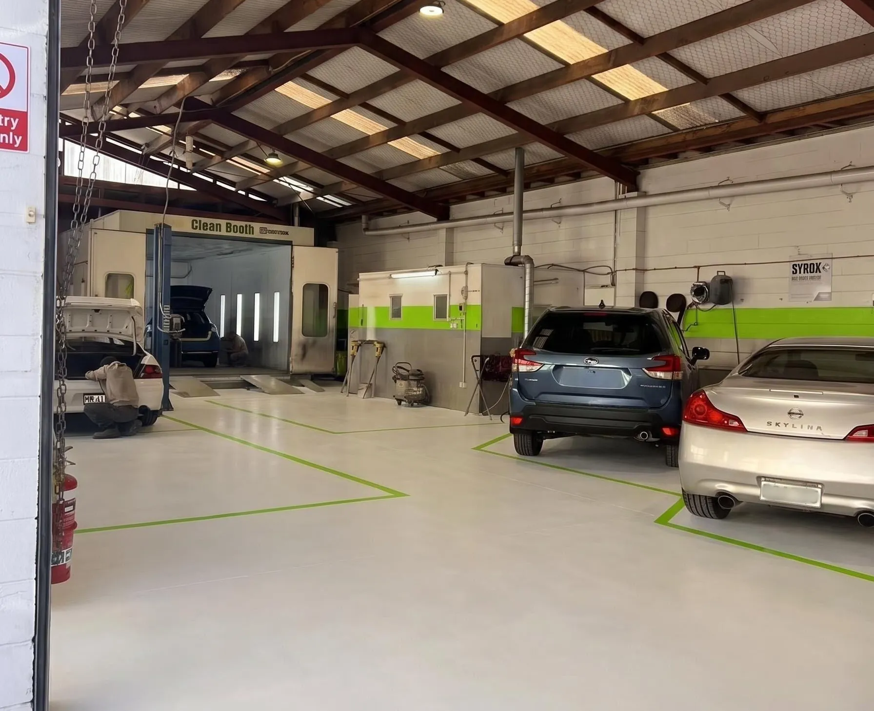 Panel Pro spray booth and clean booth facility